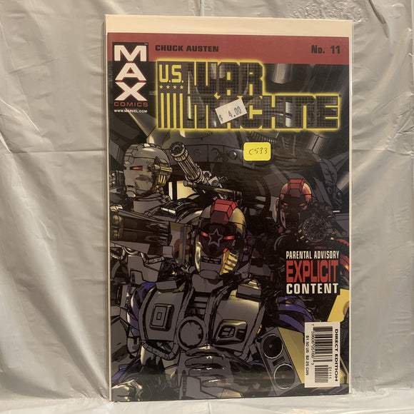 #11 U.S. War Machine MAX Comics AS 7781