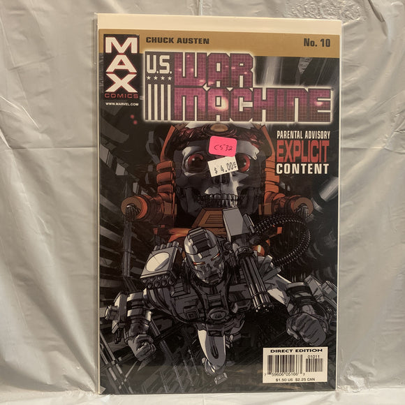 #10 U.S. War Machine  MAX Comics AS 7782