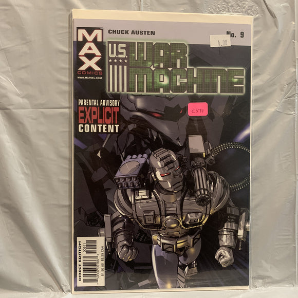 #9 U.S. War Machine MAX Comics AS 7783