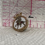Horse Riding Logo Emblem  Lapel Pin