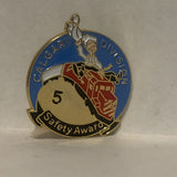 Calgary Division 5 Safety Award Train Lapel Hat Pin
