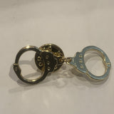 Handcuffs Lapel Hat Pin AG