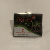 Donors For Life 2008 Canadian Blood Services Lapel Hat Pin AG