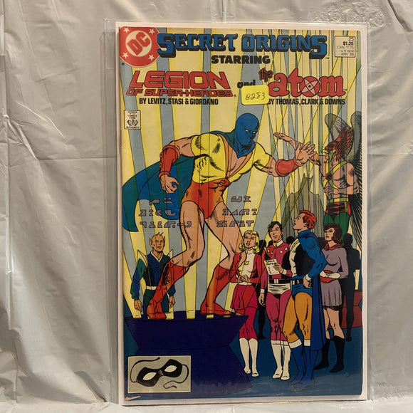 #25 Secret Origins Legion of Super-Heroes and The Atom DC Comics AS 7794