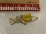 Green Trout Fish Lapel Hat Pin