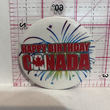 Happy Birthday Canada Awards Button Pinback