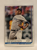 #221 Luis Severino New York Yankees 2019 Topps Series One Baseball Card