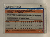 #221 Luis Severino New York Yankees 2019 Topps Series One Baseball Card