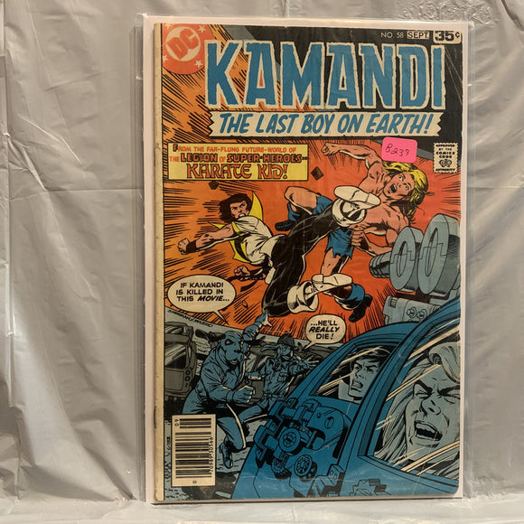 #58 Kamandi The Last Boy on Earth DC Comics AS 7806