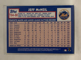 #T84-80 Jeff McNeil  New York Mets 2019 Topps Series One Baseball Card