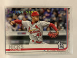 #329 Jordan Hicks St Louis Cardinals 2019 Topps Series One Baseball Card