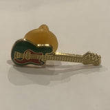 Green Red Guitar Lapel Hat Pin AG
