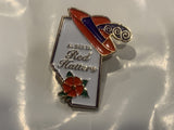 Alberta Red Hatters Logo Lapel Hat Pin