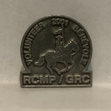 RCMP / GRC Volunteer 2001 Benevole Lapel Hat Pin