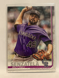 #181 Antonio Senzatela Colorado Rockies 2019 Topps Series One Baseball Card