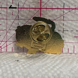 BC Curling Rock Dogwood Flower  Lapel Pin