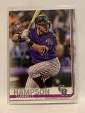 #85 Garrett Hampson Rookie Colorado Rockies 2019 Topps Series One Baseball Card