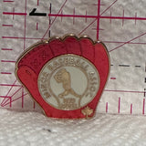 Minor Baseball Association Red Deer Glove  Lapel Pin