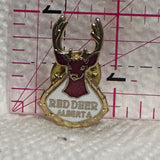 Red Deer Alberta City Logo  Lapel Pin