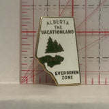 Alberta The Vactionland Evergreen Zone Lapel Hat Pin