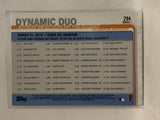 #294 Dynamic Duo Houston Astros 2019 Topps Series One Baseball Card