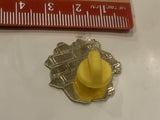 Red Rose Flower Lapel Hat Pin