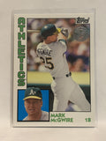 #T84-61 Mark McGwire Oakland Athletics 2019 Topps Series One Baseball Card