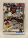 #20 Jose Urena Miami Marlins 2019 Topps Series One Baseball Card