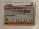 #20 Jose Urena Miami Marlins 2019 Topps Series One Baseball Card