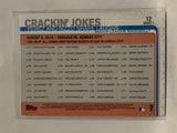 #12 Crackin Jokes Perez and Rizzo Share Laughs 2019 Topps Series One Baseball Card