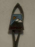 Mount Norqury Banff Alberta Souvenir Spoon
