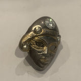Mardi Gras Mask Lapel Hat Pin AH