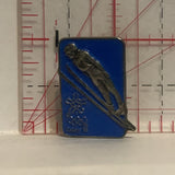 Ski Jump Calgary '88 Winter Olympics Lapel Hat Pin