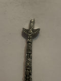 Totem Pole Pewter Boma Souvenir Spoon