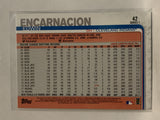 #42 Edwin Encarnacion Cleveland Indians 2019 Topps Series One Baseball Card