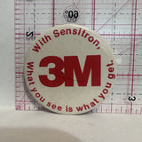 3M with Sensitron What you see is what you get Advertising Button Pinback