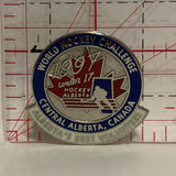World Hockey Challenge Alberta's Best Volunteer 1997 Lapel Hat Pin