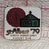 Alberta Summer Games St Alberta '79  Lapel Pin