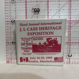 J.I Case Heritage Exposition 3rd 1989 Austin Manitoba Souvenirs Button Pinback