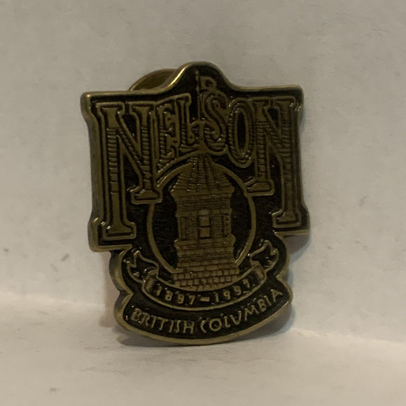 Nelson Crest Emblem British Columbia Lapel Hat Pin