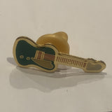 Green Guitar Lapel Hat Pin AH