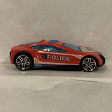 Red Police Speed Trap ©2010 Hot Wheels Diecast Cars CO