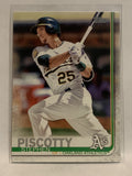 #66 Stephen Piscotty Oakland Athletics 2019 Topps Series One Baseball Card