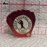 Minor Baseball Association Red Deer Glove  Lapel Pin
