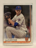 #200 Jacob DeGrom New York Mets 2019 Topps Series One Baseball Card