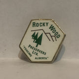 Rockey Wood Preservers LTD Fencing Alberta Lapel Hat Pin