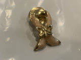Pink Ribbon Butterfly Lapel Hat Pin