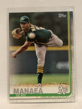 #103 Sean Manaea Oakland Athletics 2019 Topps Series One Baseball Card