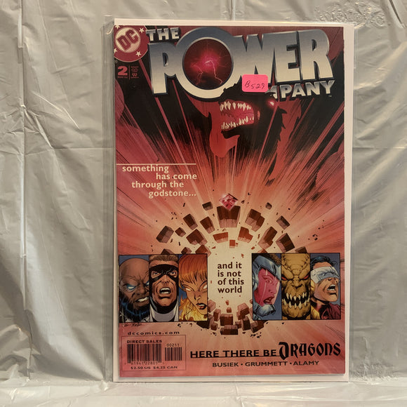 #2 The Power Company Godstone Here There Be Dragons DC Comics AT 7873