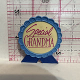 Special Grandma Ribbon Awards Button Pinback
